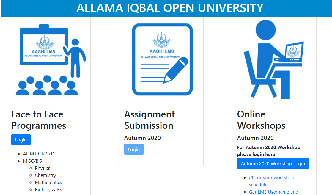 allama iqbal open university