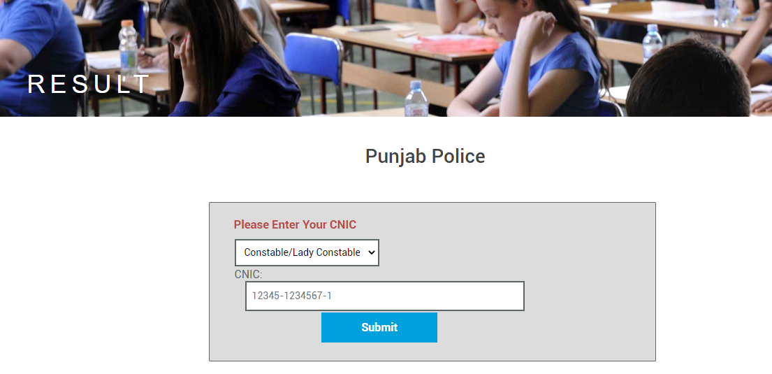 Punjab Police results