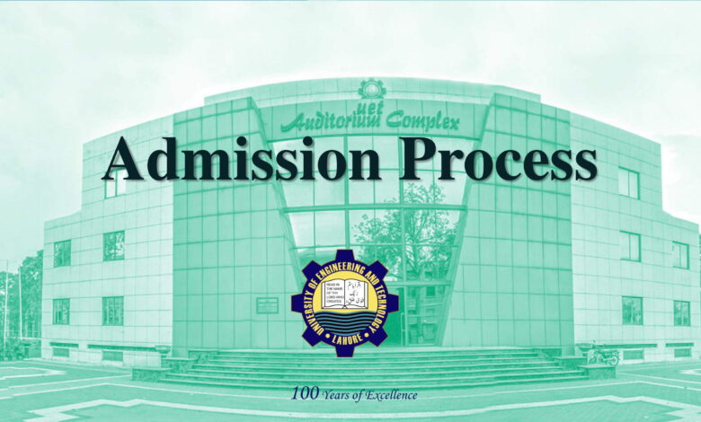 Requirements for Admission in UET