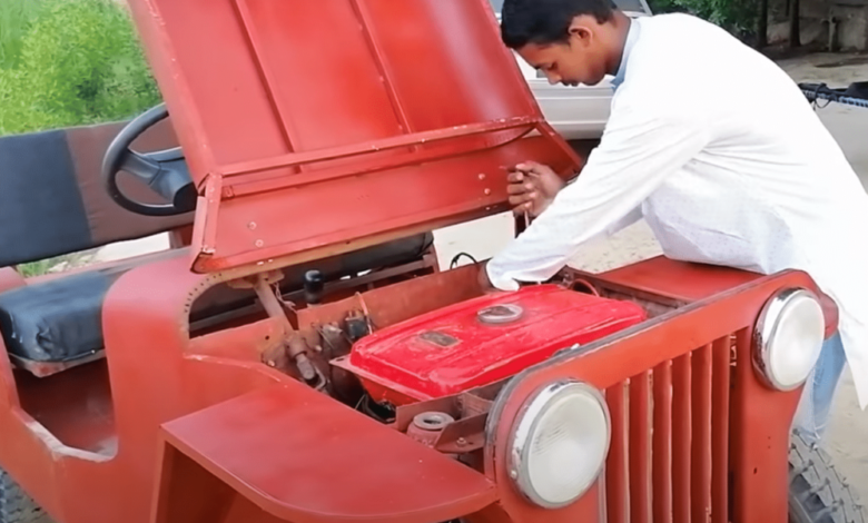 Matric Student Constructs a Car Out of an Old Motorcycle