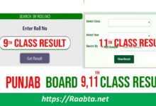 Punjab Boards Schedule for 9th and 11th Class Result 2021