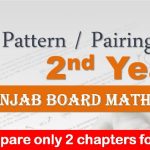 FSc 2nd Year Math Pairing Scheme 2024 All Punjab Boards